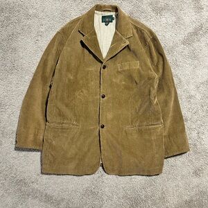Vintage Y2K J.Crew Oarsman Men’s Brown / Tan Corduroy Blazer Jacket